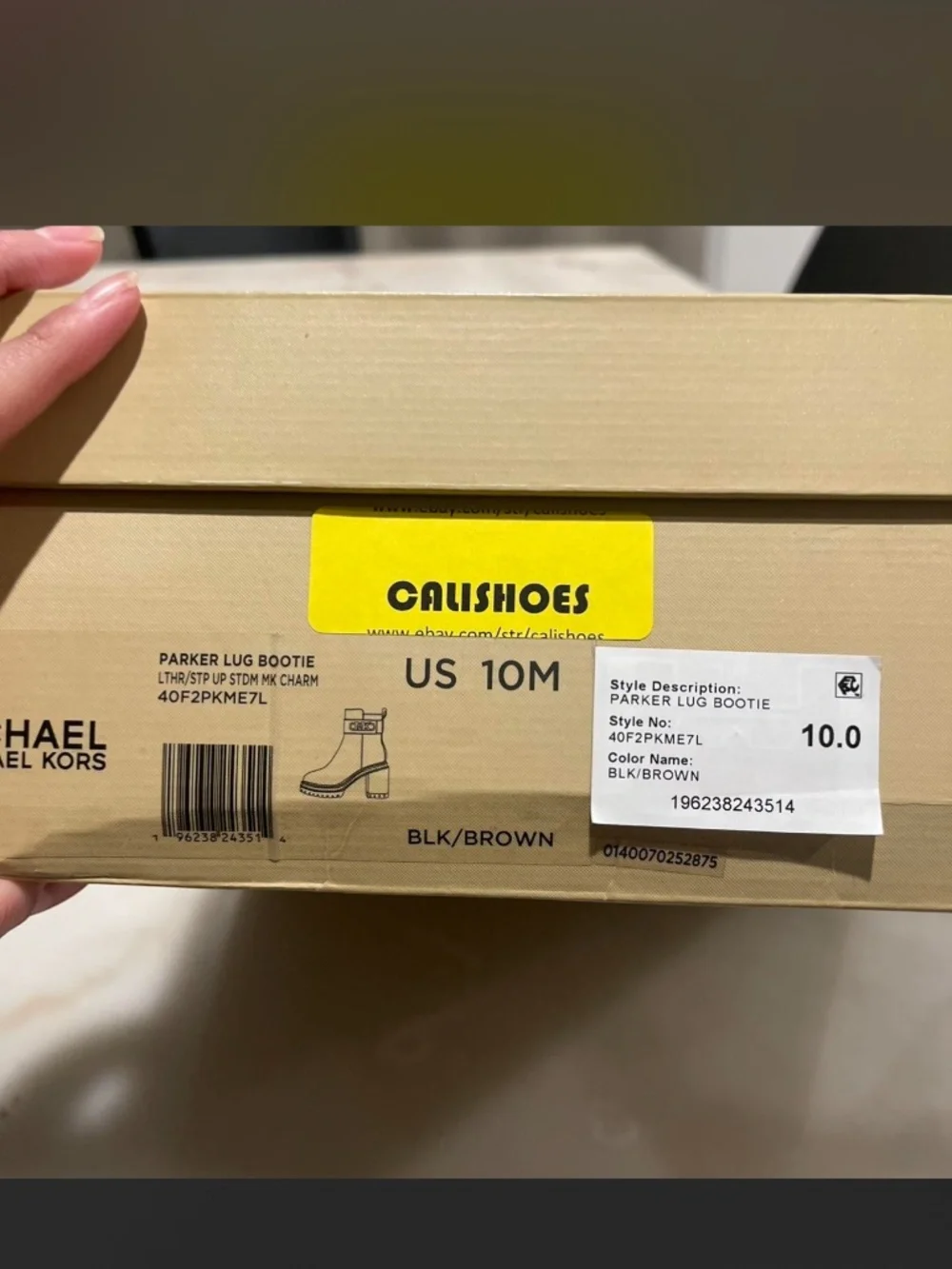 MICHAEL Michael Kors Parker Lug Booties  New in box  Size 10 - Picture 5 of 6